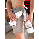 KIT 4 ou 2 Bermudas 2 em 1 Masculina SPORT de Compressão para Treino Dry Fit 3 bolsos