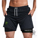 Bermuda Compressão 2em1 MONSTER PRO FIT Masculina DryFit
